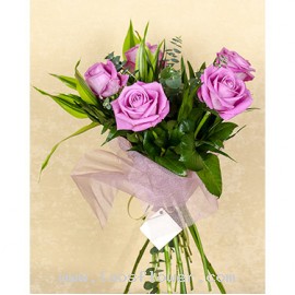 5 Pink Roses Bouquet